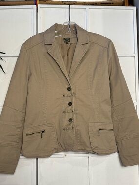 Jeansworks & Co Tan Utility Blazer